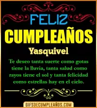 GIF Frases de Cumpleaños Yasquivel